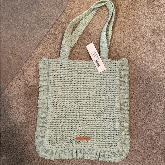 Loeffler Randall Justine Ruffle Raffia Tote - Picture 4 of 4